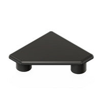 MODULAR SOLUTIONS POLYAMIDE PART<br>END CAP 45MM X 45MM MITER CORNER BLACK